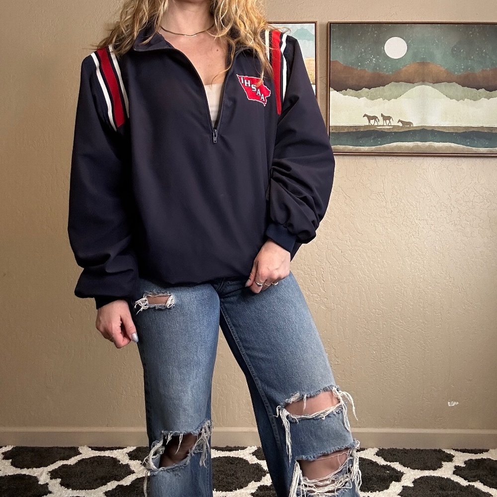 IHSAA Bomber Jacket, made in USA, XL